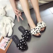 Anti-skid sandals, butterfly-knotted flat-soled shoes, Lady Summer