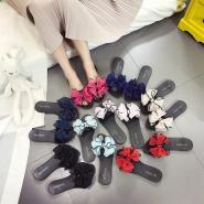 Women's Butterfly-knot Slippers Anti-skid Fashion Indoor Slippers