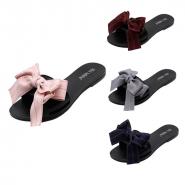 Comfortable Butterfly-knot Flat-soled Slippers for New Fashion Outside Wear