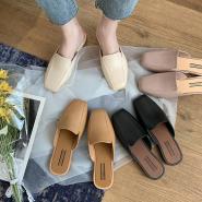 Baotou lazy shoes leisure summer flat heel semi slippers